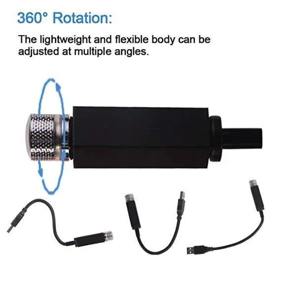 StarlightSky™ Car Ceiling Atmosphere USB Night Light - Image 5