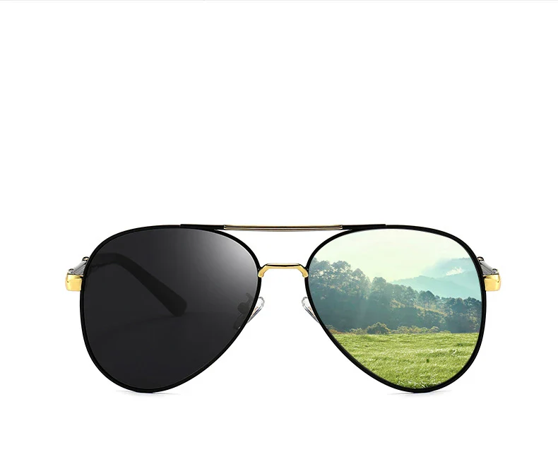 Elite Metal Frame Polarized UV400 Aviator Designer Sunglasses - Image 18