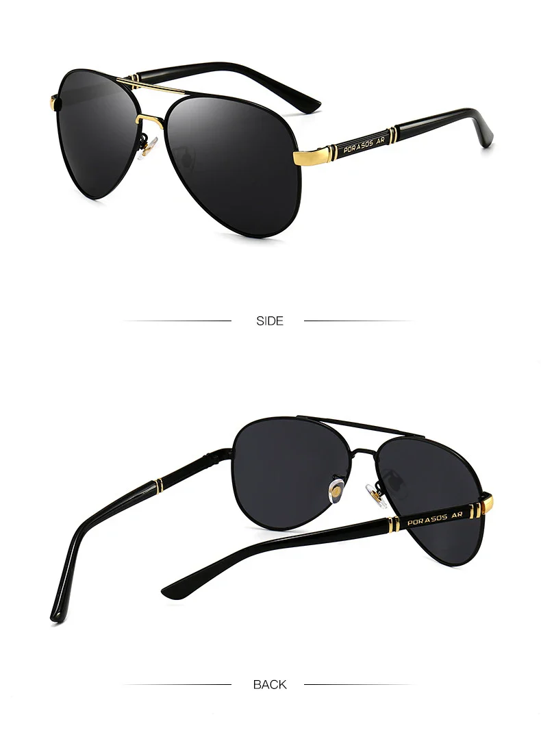 Elite Metal Frame Polarized UV400 Aviator Designer Sunglasses - Image 20
