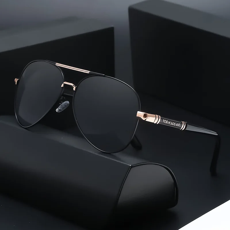 Elite Metal Frame Polarized UV400 Aviator Designer Sunglasses - Image 3