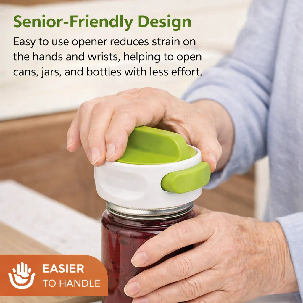 ComfortGrip Effort-Saving Manual Can Opener with Easy-Turn Design - Image 17