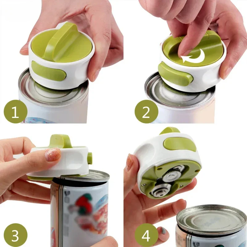 ComfortGrip Effort-Saving Manual Can Opener with Easy-Turn Design - Image 3
