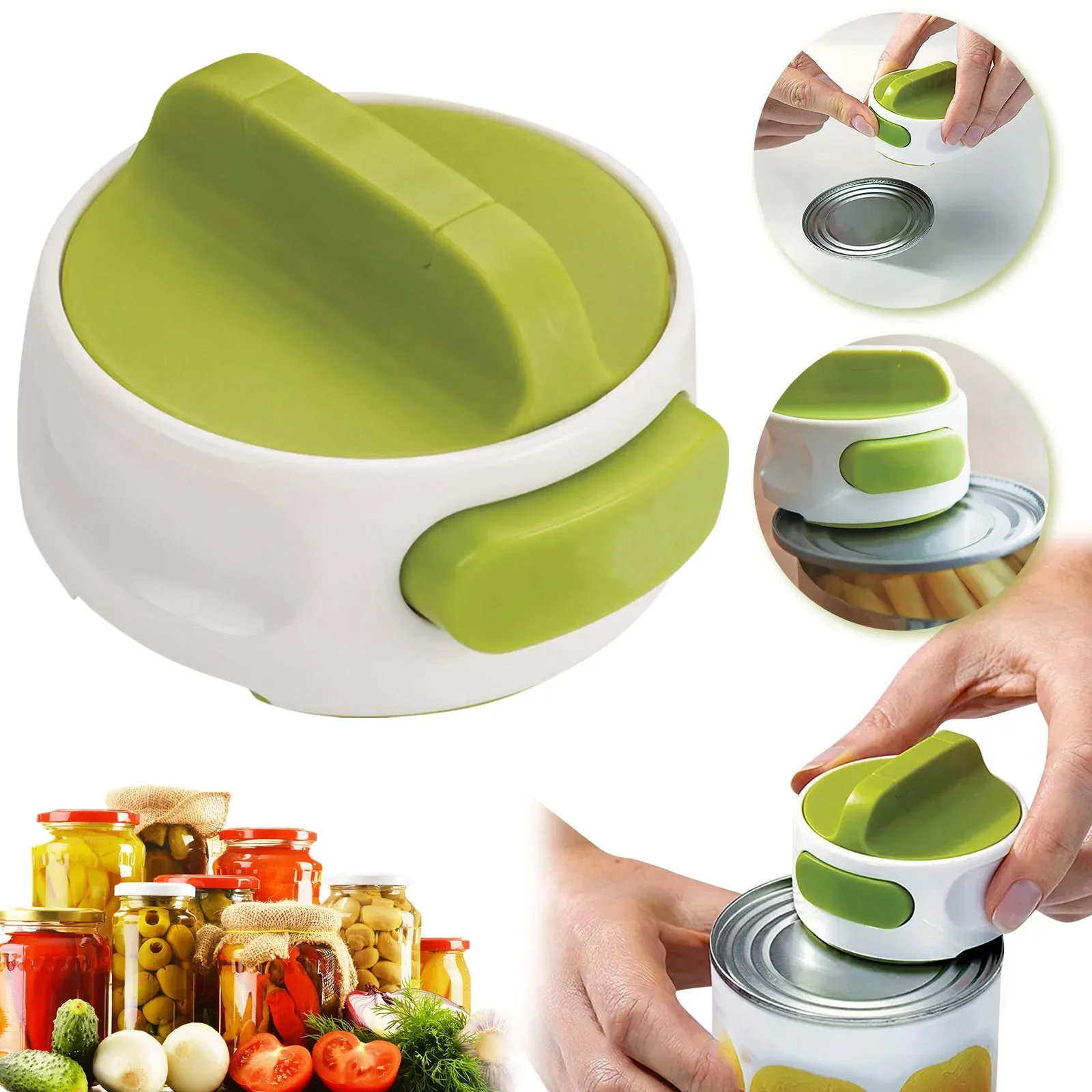 ComfortGrip Effort-Saving Manual Can Opener with Easy-Turn Design - Image 6