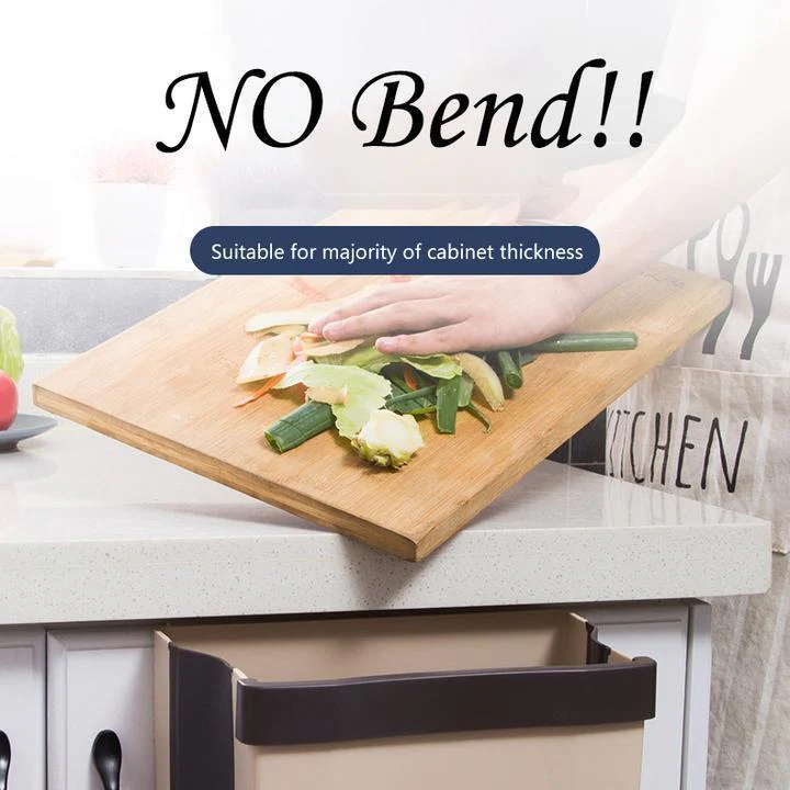 Kitchen Space-Saving Foldable Hanging Garbage Bin - Image 3
