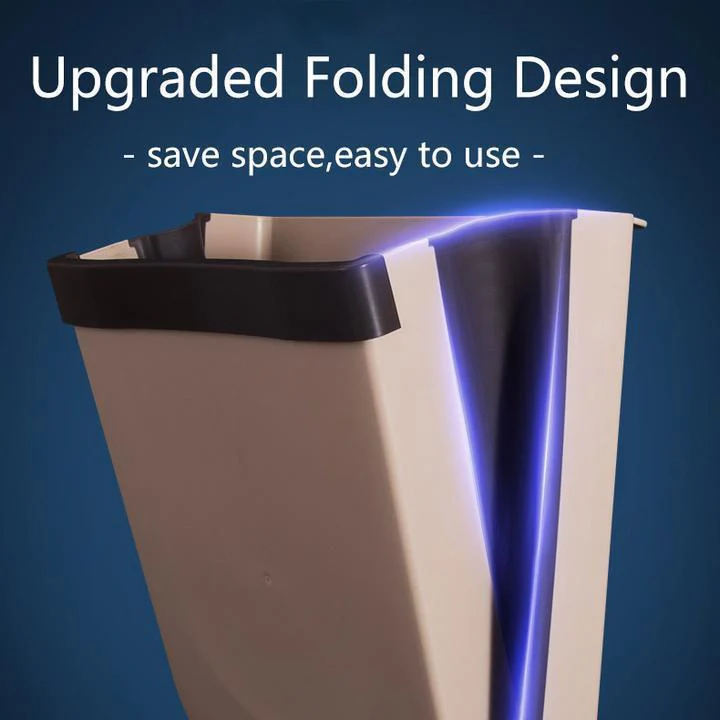Kitchen Space-Saving Foldable Hanging Garbage Bin - Image 4