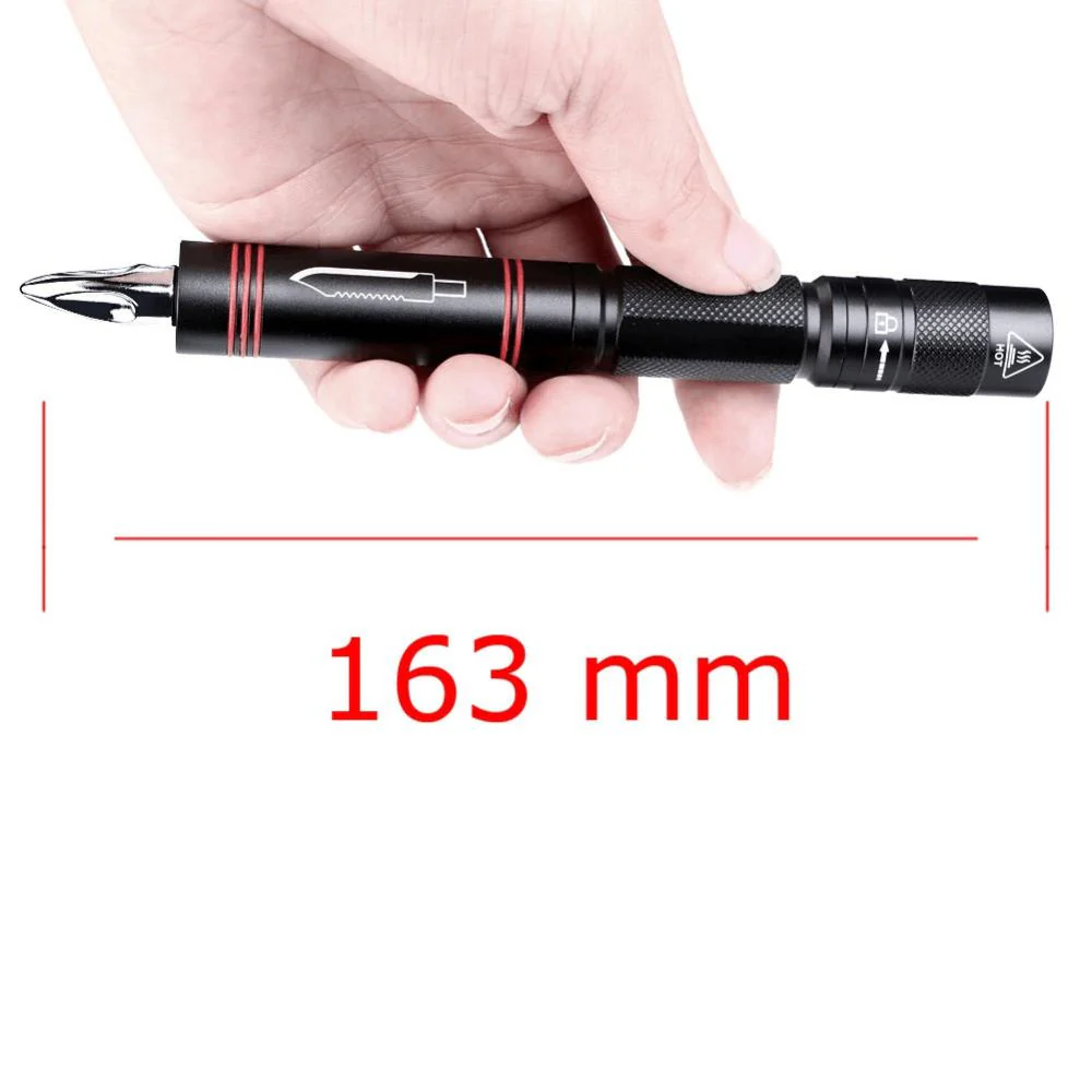 Multifunction XPE LED Flashlight Torch With Protection Function - Image 3