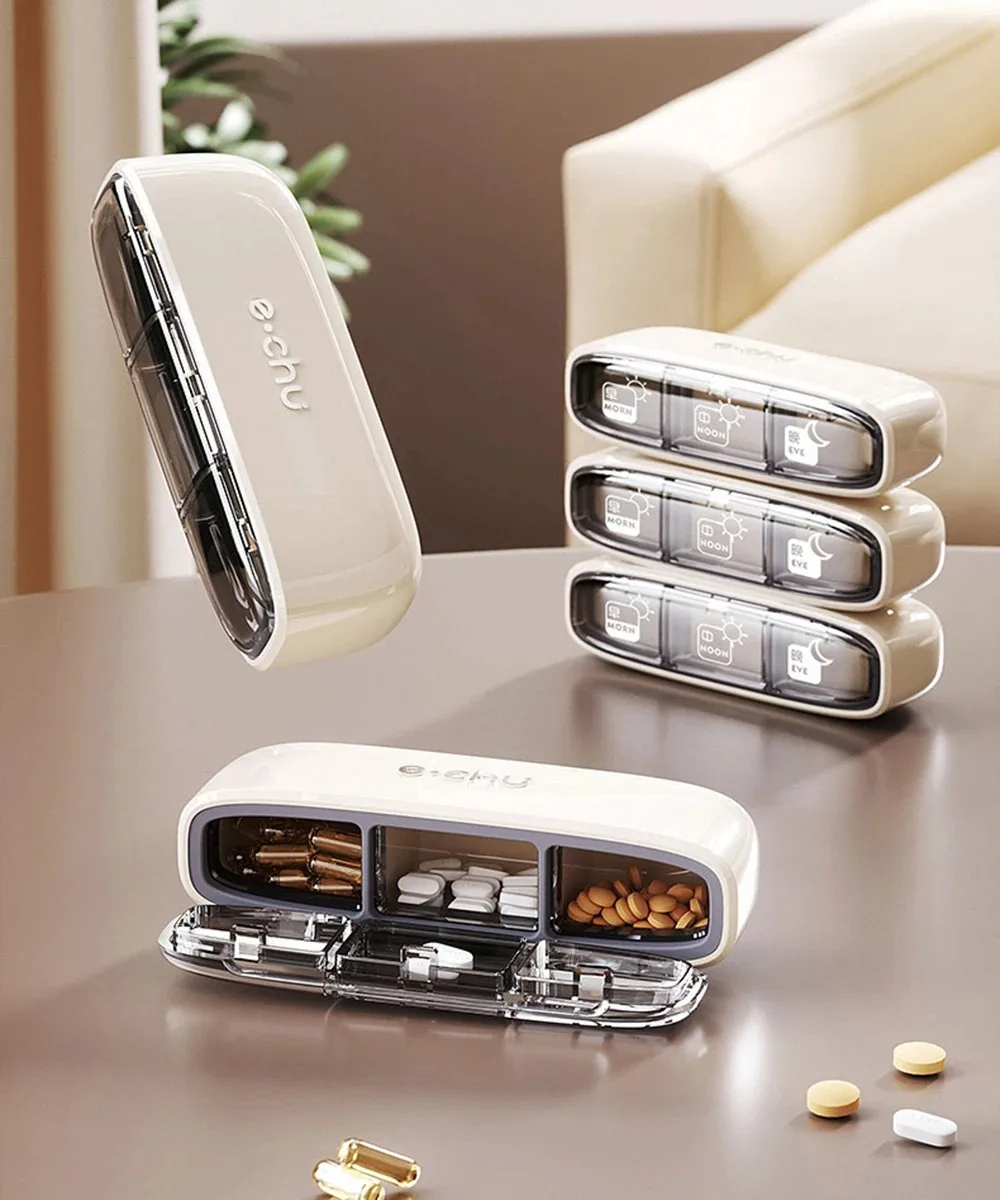 Japanese Large Capacity, Moisture-Proof Daily 3-Slot Premium Pill Organizer - Image 7
