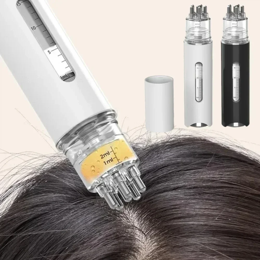 EasyFill Hair Thinning Care Scalp Oil Applicator & Rolling Massage Comb