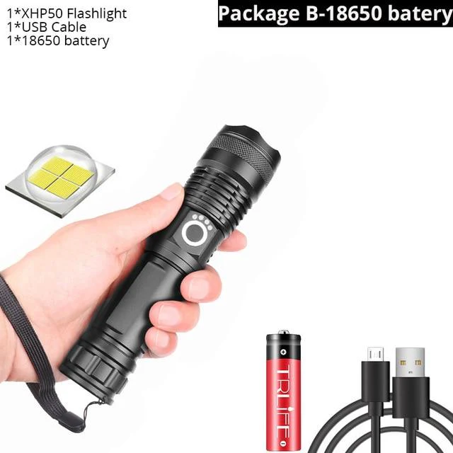 Super Bright 5 Modes Zoomable Led Flashlight - Image 5