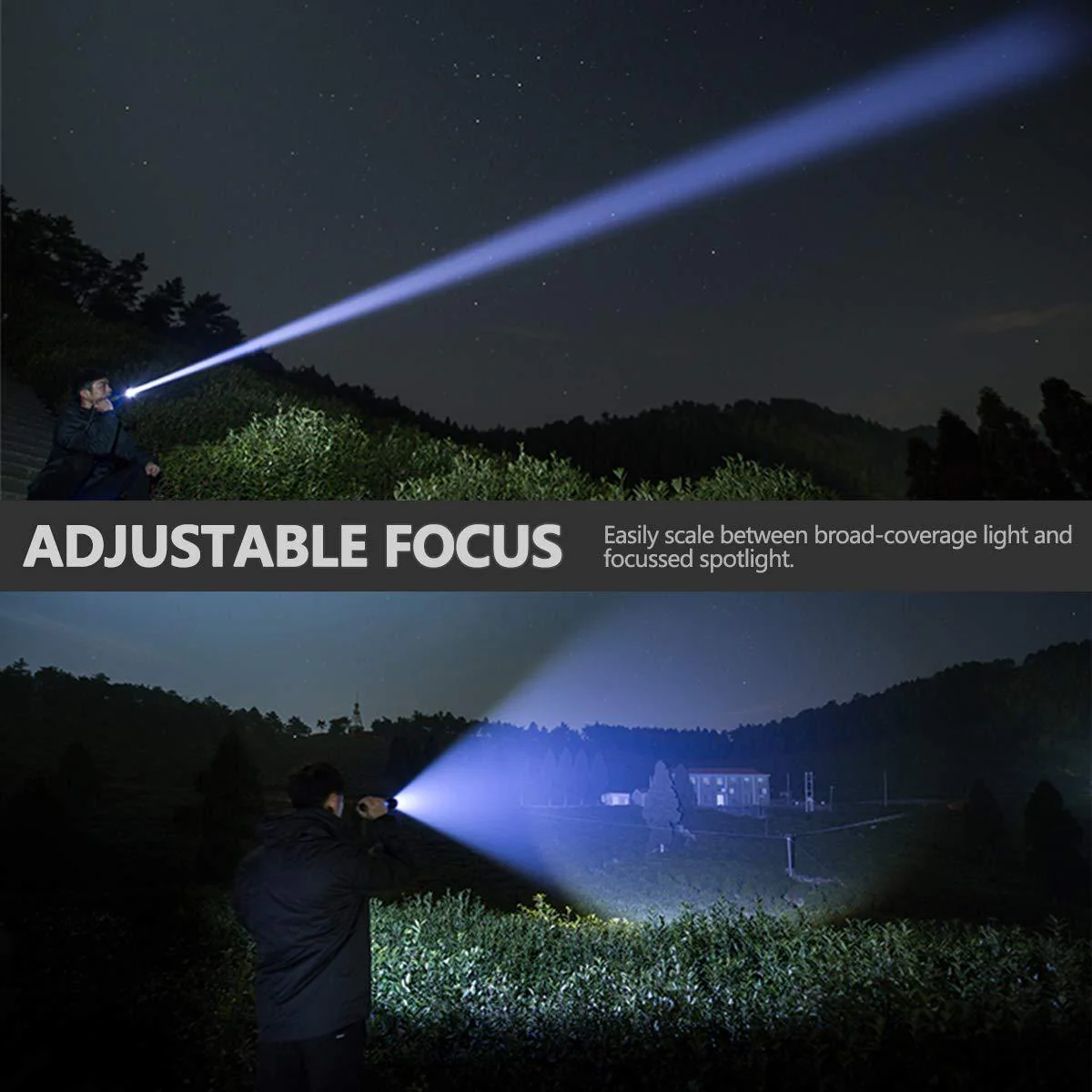 Super Bright 5 Modes Zoomable Led Flashlight - Image 6