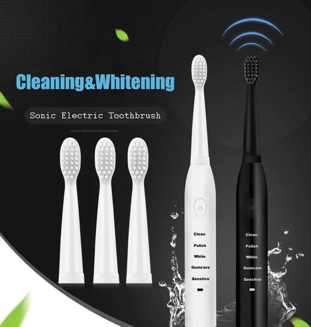 Powerful Ultrasonic Toothbrush (USB Rechargeable) - Image 2