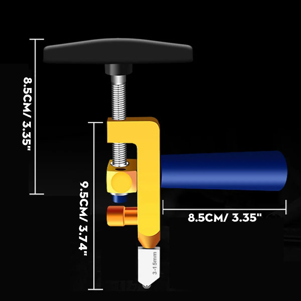 2 In 1 Professional Easy Glide Glass/Tile Cutter - Image 7