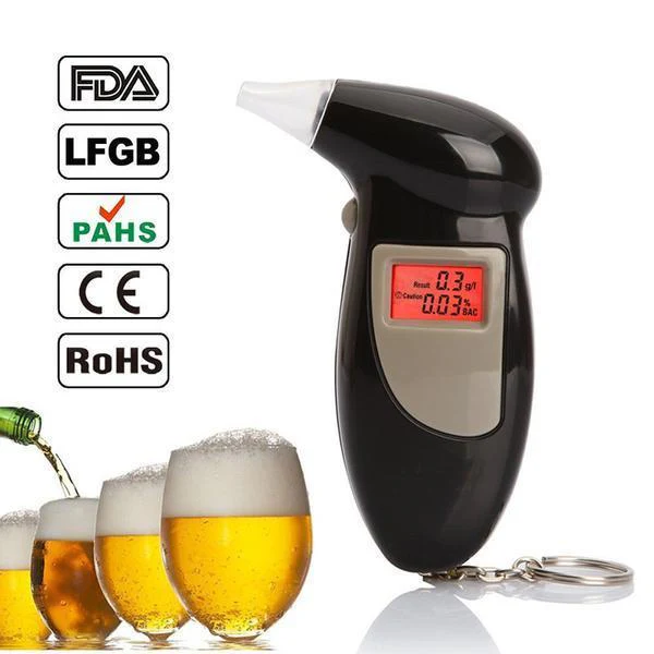 Professional Key Chain Digital Breath Alcohol Tester