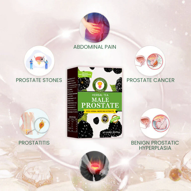 Male Prostate Health & Bladder Relief Fast-Acting Traditional Herbal Extracts Tea - Image 9