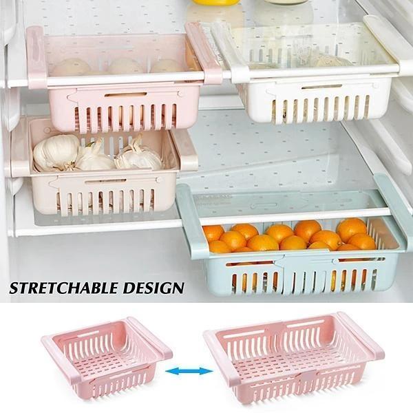 Resizable Pull-out Refrigerator Storage Box *2 pcs* - Image 5