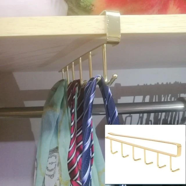 Punch-Free Multifunctional Storage Shelf Hanger - Image 3