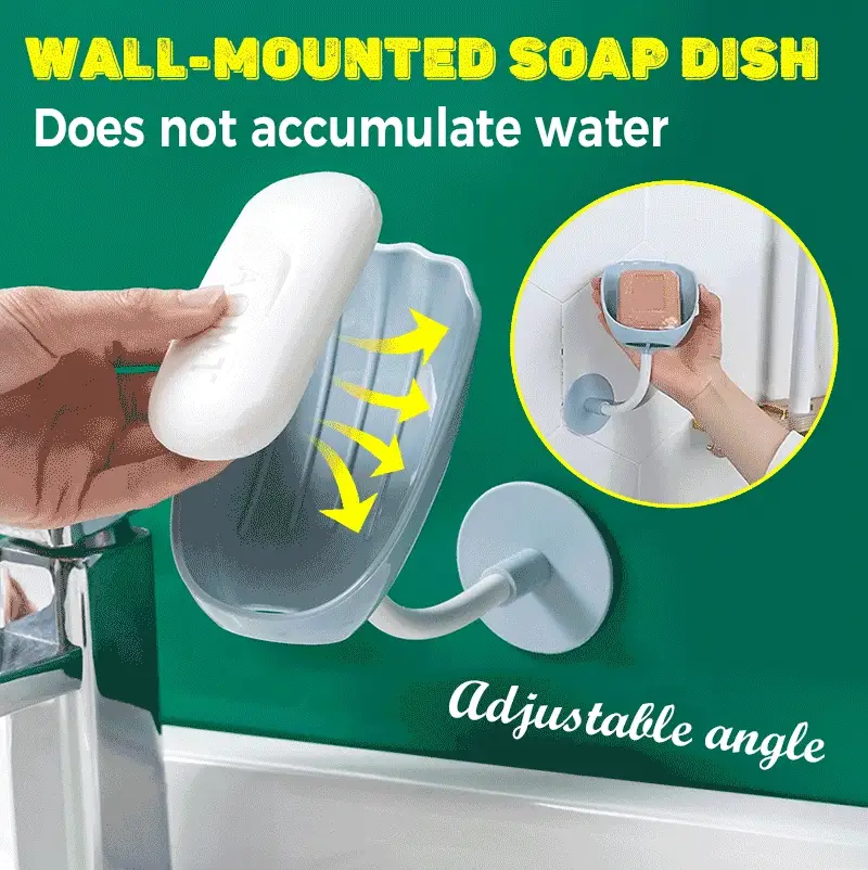 Punch-Free Rotatable Dual Purpose Soap Holder ***2pcs***