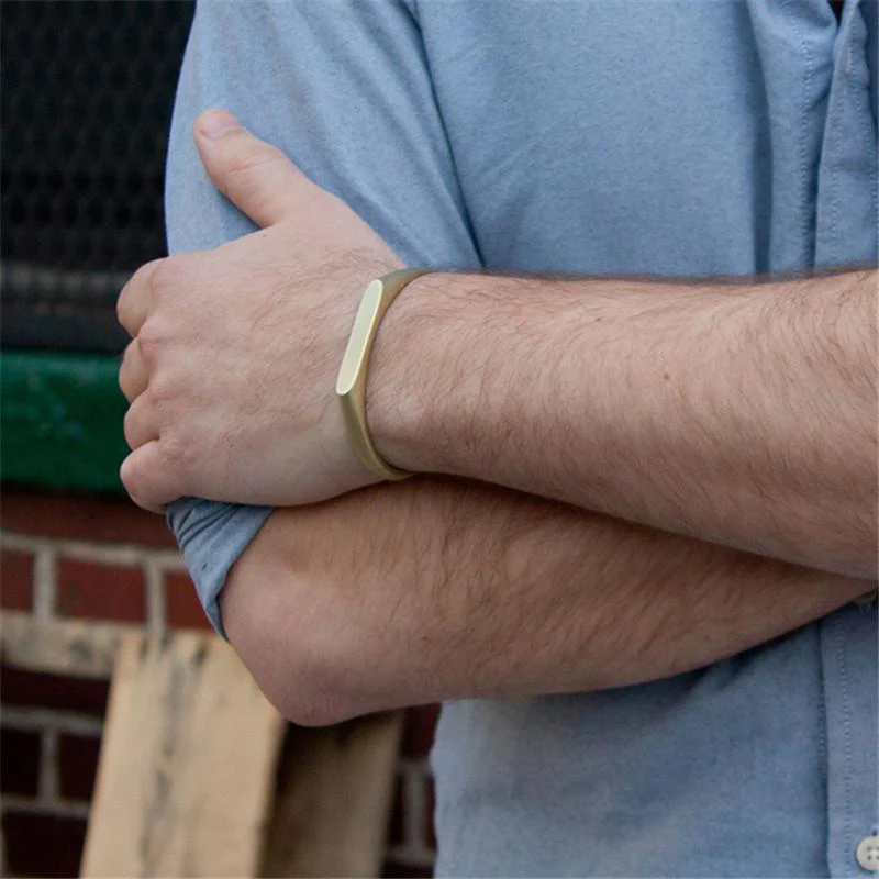 PunkX - 316L Titanium Steel Heavy Bracelets - Image 2