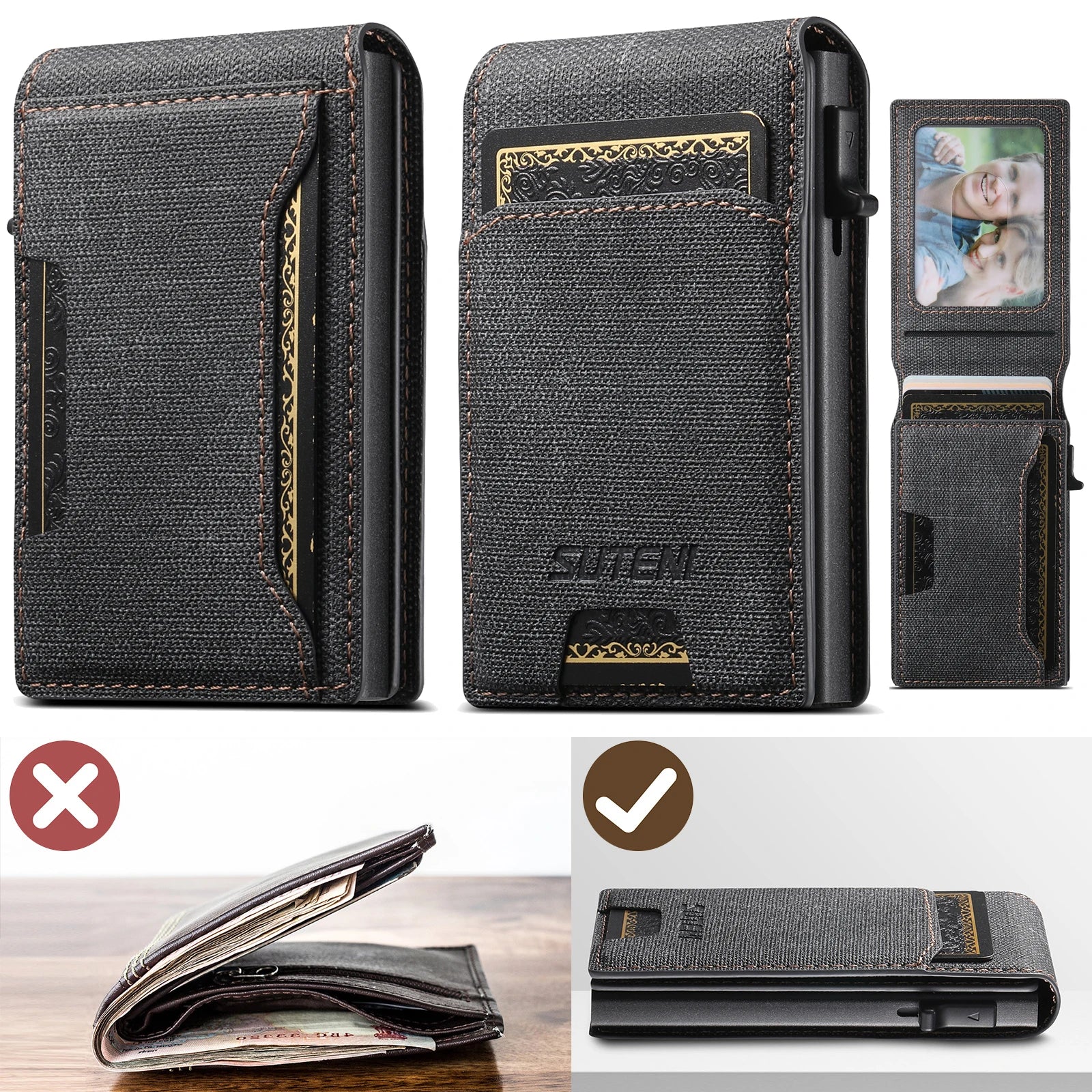 QuickCard – Pop-Up Card Magnetic Closure Durable & Slim Lightweight Wallet - Image 10