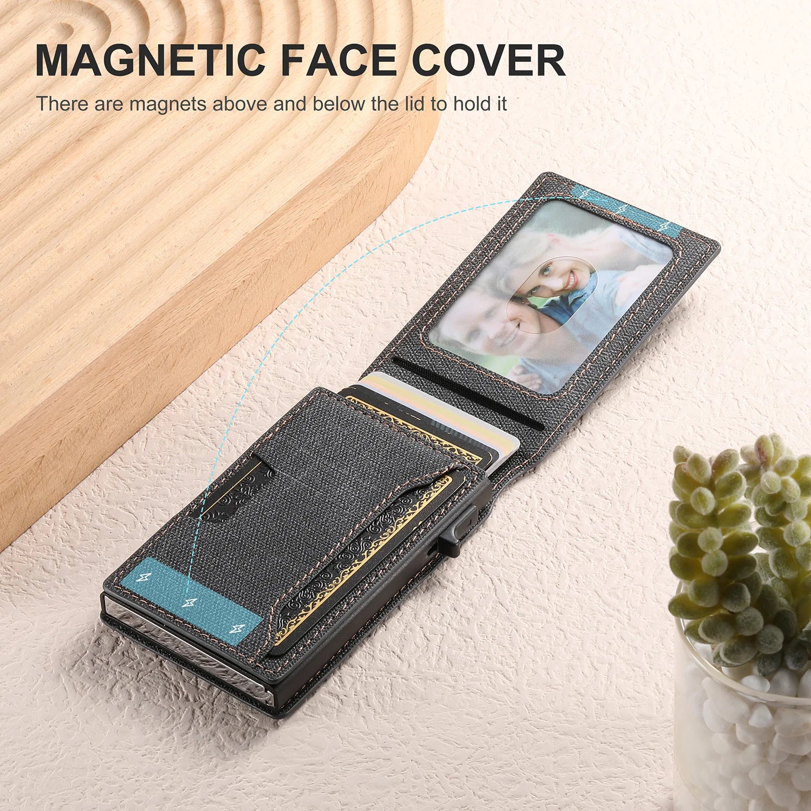 QuickCard – Pop-Up Card Magnetic Closure Durable & Slim Lightweight Wallet - Image 14