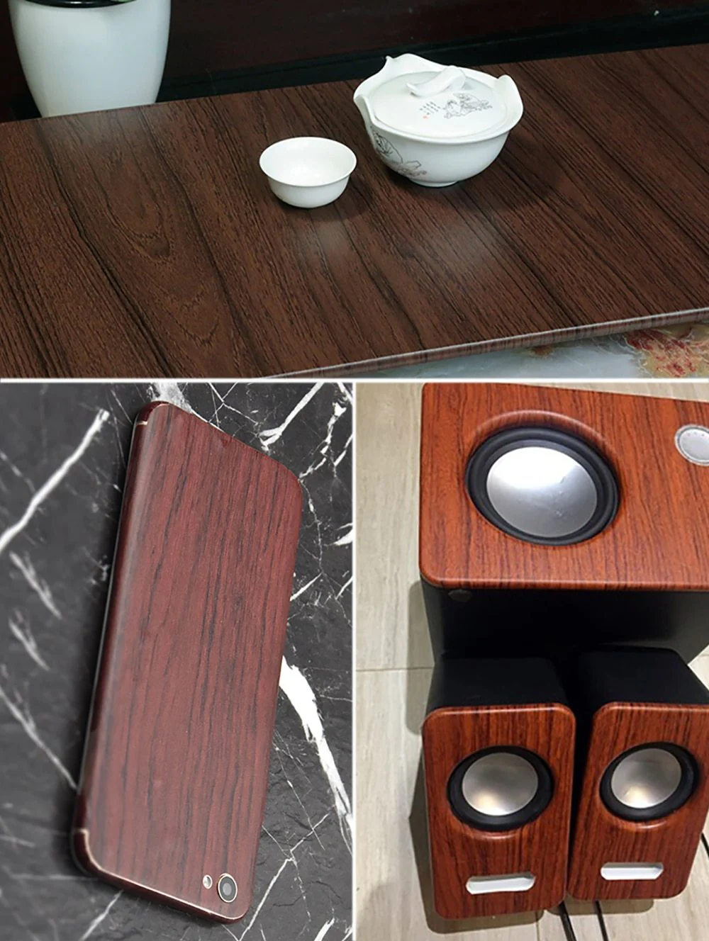 Self Adhesive Car Interior Wood Grain PVC Sticker - Image 14