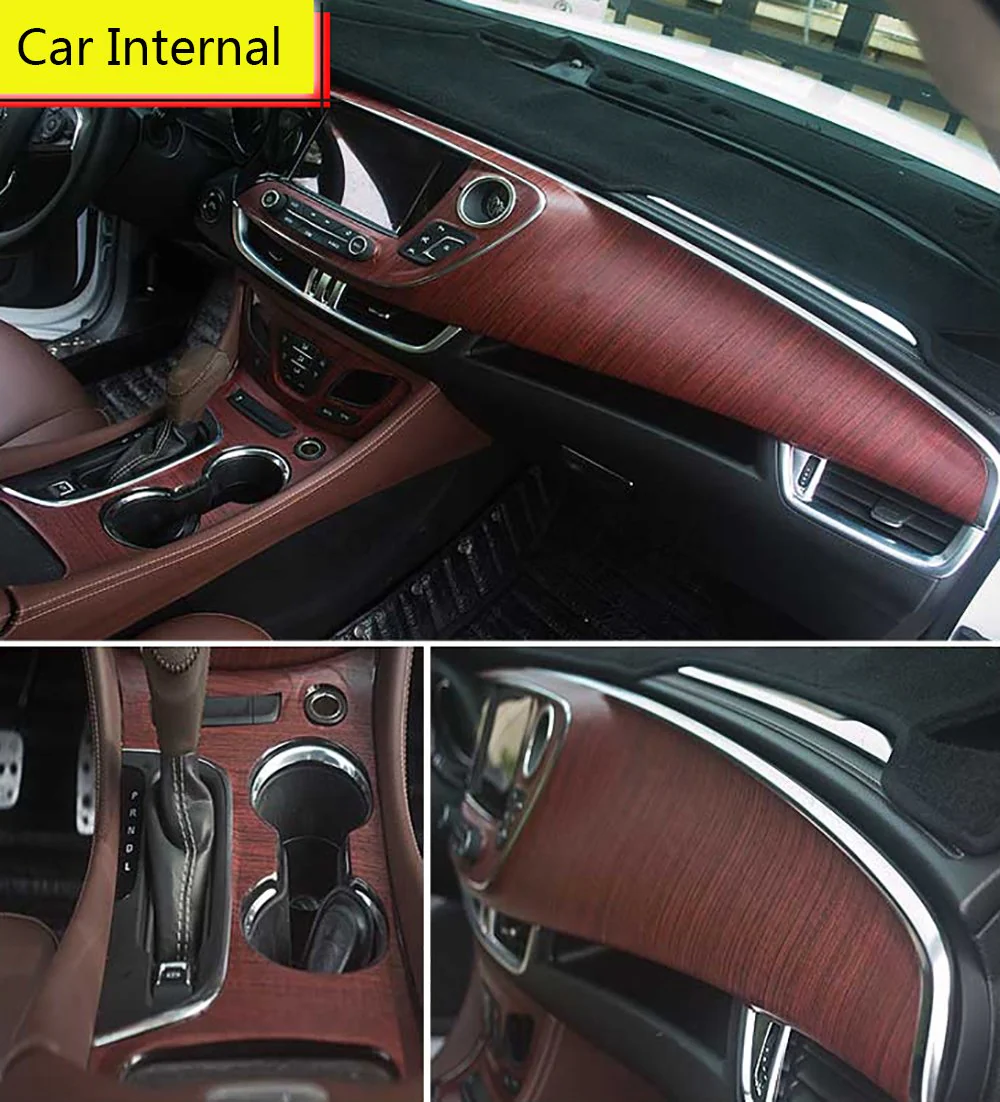 Self Adhesive Car Interior Wood Grain PVC Sticker - Image 23