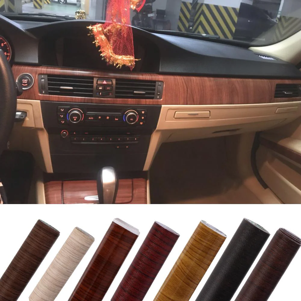 Self Adhesive Car Interior Wood Grain PVC Sticker - Image 24