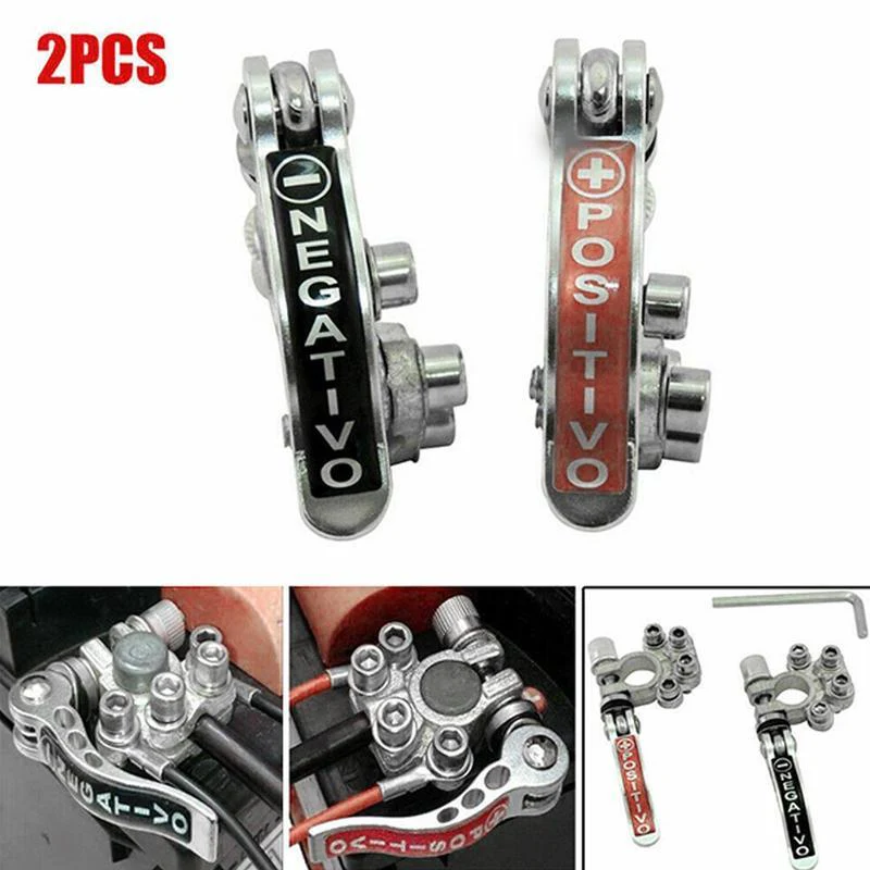 Quick Disconnect Car Battery Clip Connectors (2pcs) - Image 2