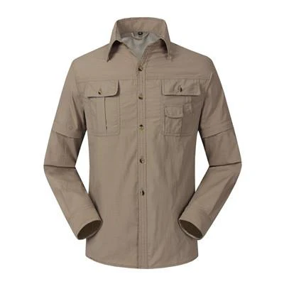 Quick Drying Removable Sleeves Outdoor Shirt - Image 2
