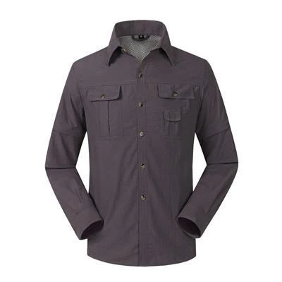 Quick Drying Removable Sleeves Outdoor Shirt - Image 3