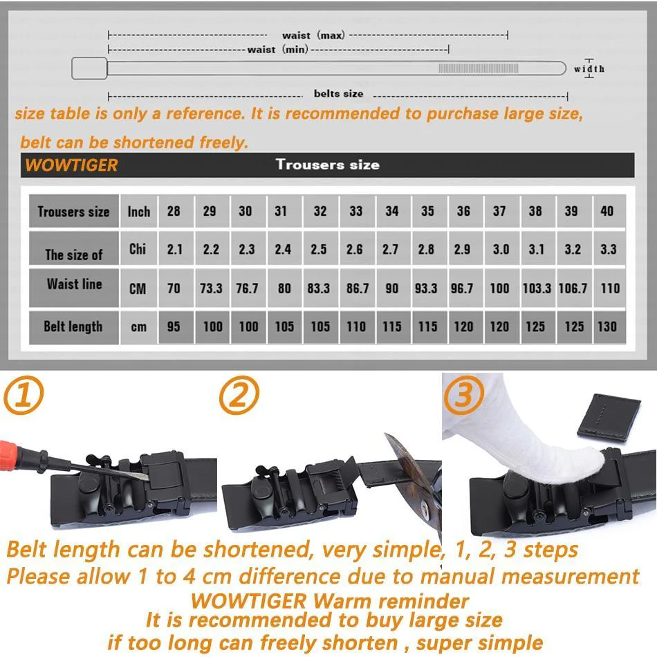 QUICKCLICK™ NO HOLES PERFECT FITTING LEATHER BELT - Image 5