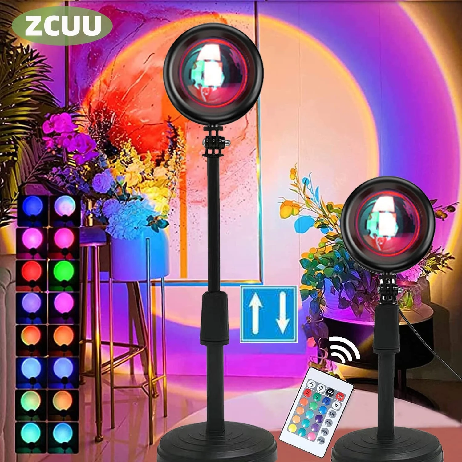 Rainbow & Sunset Projection Atmosphere Lamp