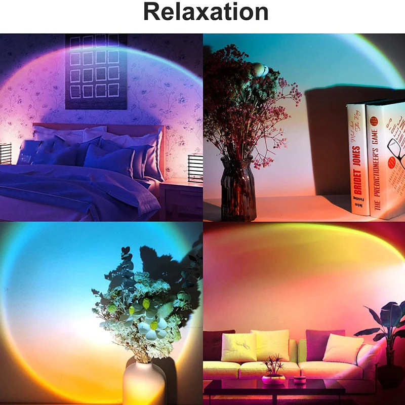 Rainbow & Sunset Projection Atmosphere Lamp - Image 3