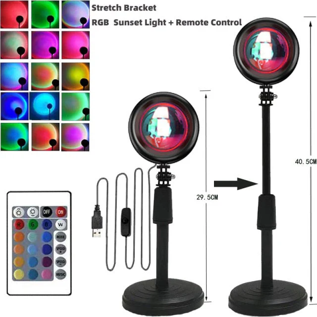 Rainbow & Sunset Projection Atmosphere Lamp - Image 4