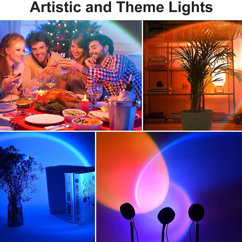 Rainbow & Sunset Projection Atmosphere Lamp - Image 5