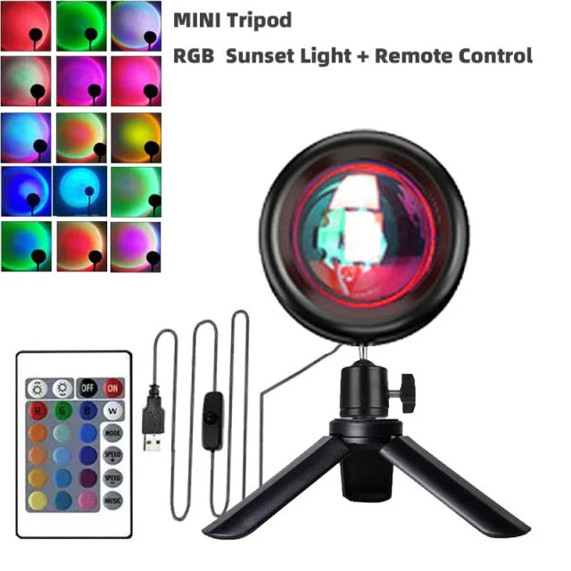Rainbow & Sunset Projection Atmosphere Lamp - Image 7