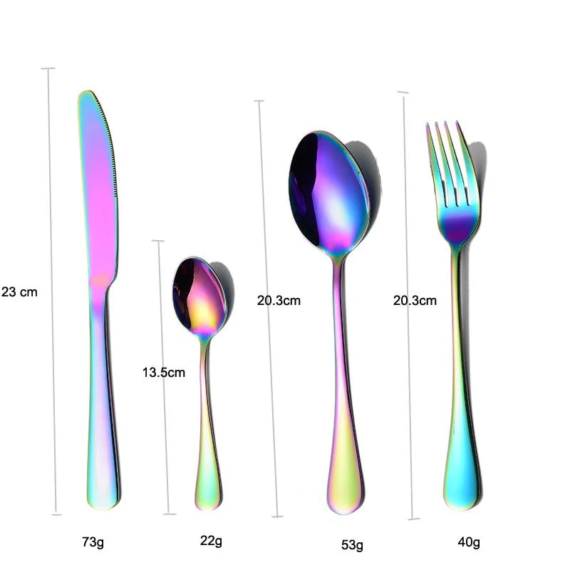 16 Pcs Stylish Stainless Steel Cutlery Set - Image 10