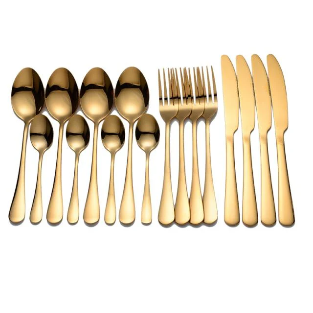 16 Pcs Stylish Stainless Steel Cutlery Set - Image 11