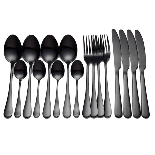 16 Pcs Stylish Stainless Steel Cutlery Set - Image 5
