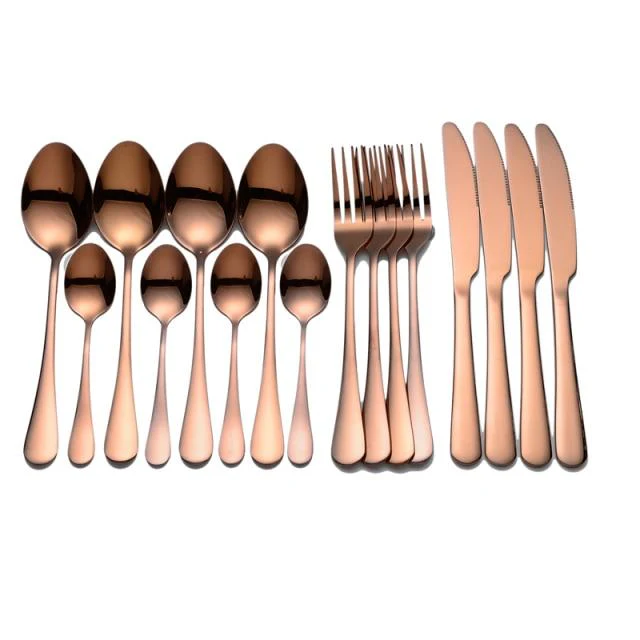 16 Pcs Stylish Stainless Steel Cutlery Set - Image 6