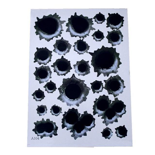 Realistic 3D Car Bullet Hole Stickers - Image 3