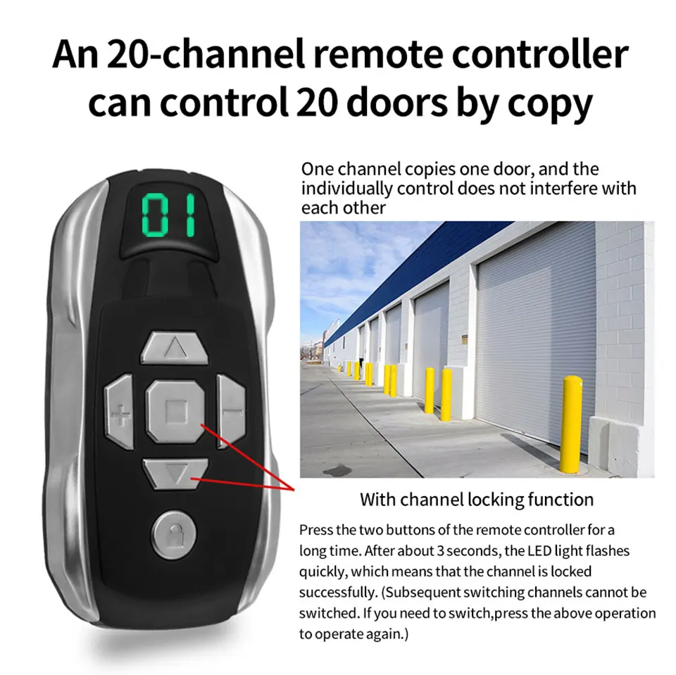 GateMaster 20-Channel Rechargeable 300–915MHz Frequency Smart Remote Duplicator - Image 20