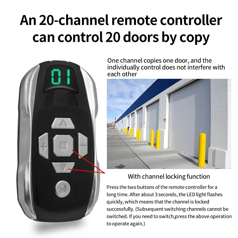 GateMaster 20-Channel Rechargeable 300–915MHz Frequency Smart Remote Duplicator - Image 4