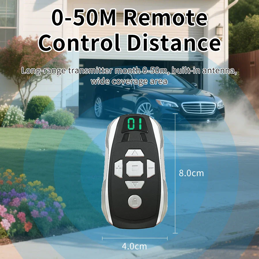 GateMaster 20-Channel Rechargeable 300–915MHz Frequency Smart Remote Duplicator - Image 6