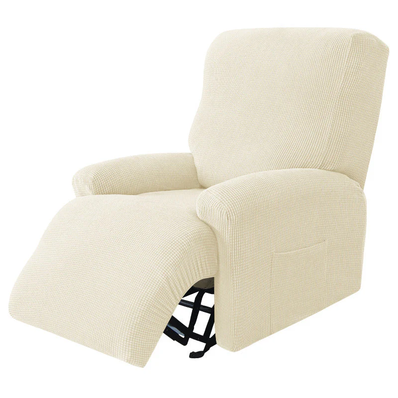 Split Design Recliner Chair Stretchy Cover - Image 12