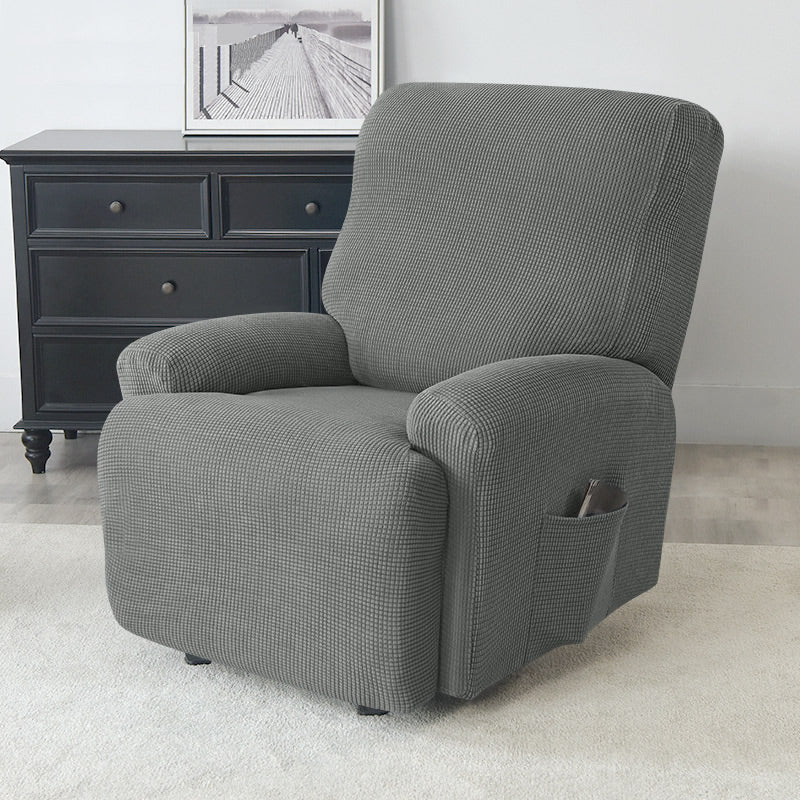 Split Design Recliner Chair Stretchy Cover - Image 16