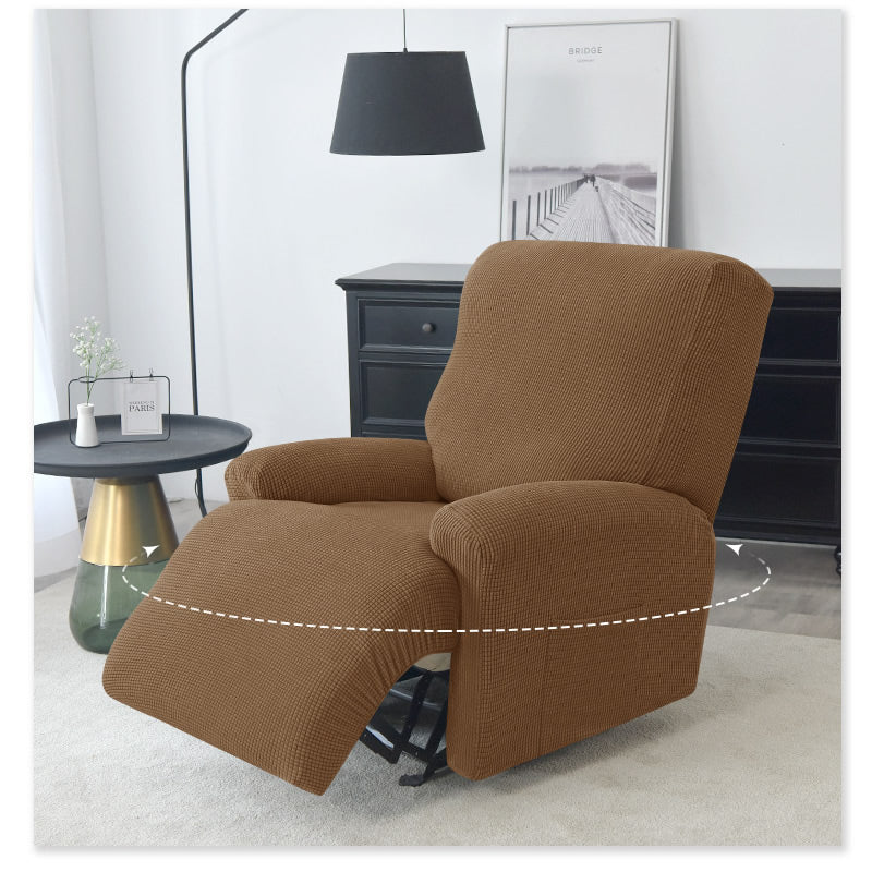 Split Design Recliner Chair Stretchy Cover - Image 18
