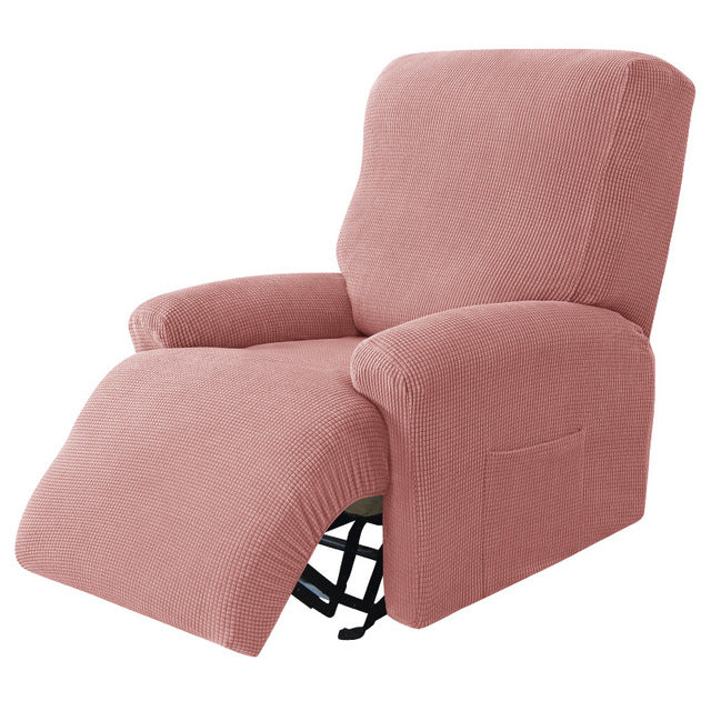 Split Design Recliner Chair Stretchy Cover - Image 26