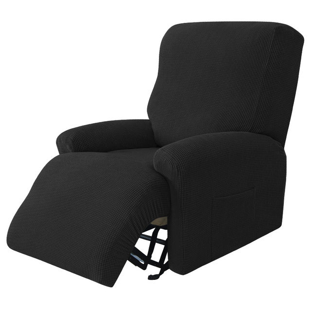 Split Design Recliner Chair Stretchy Cover - Image 27