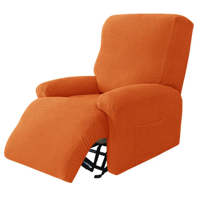 Split Design Recliner Chair Stretchy Cover - Image 31